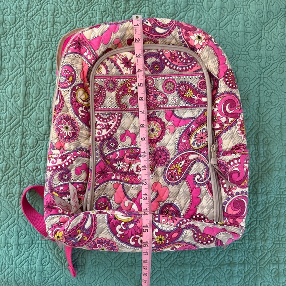 Vera Bradley Pink Paisley Laptop Backpack main image 2